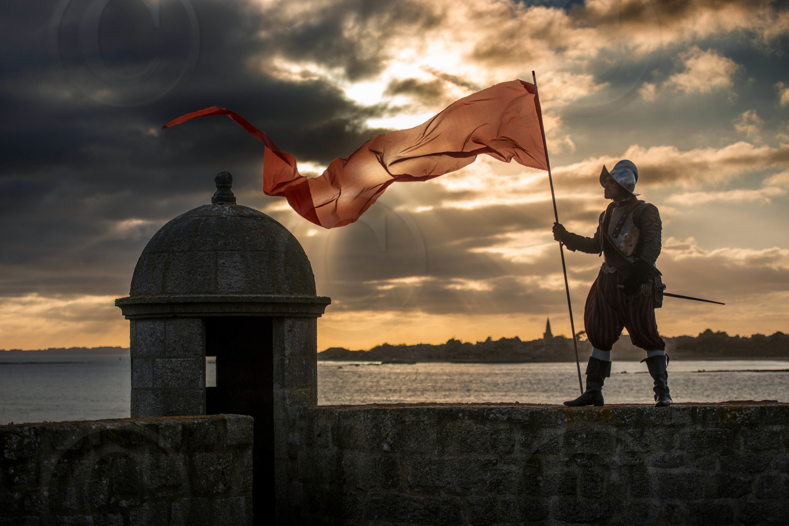 1591 - Cristobal de Rojas construit la citadelle de Blavet (Port-Louis)