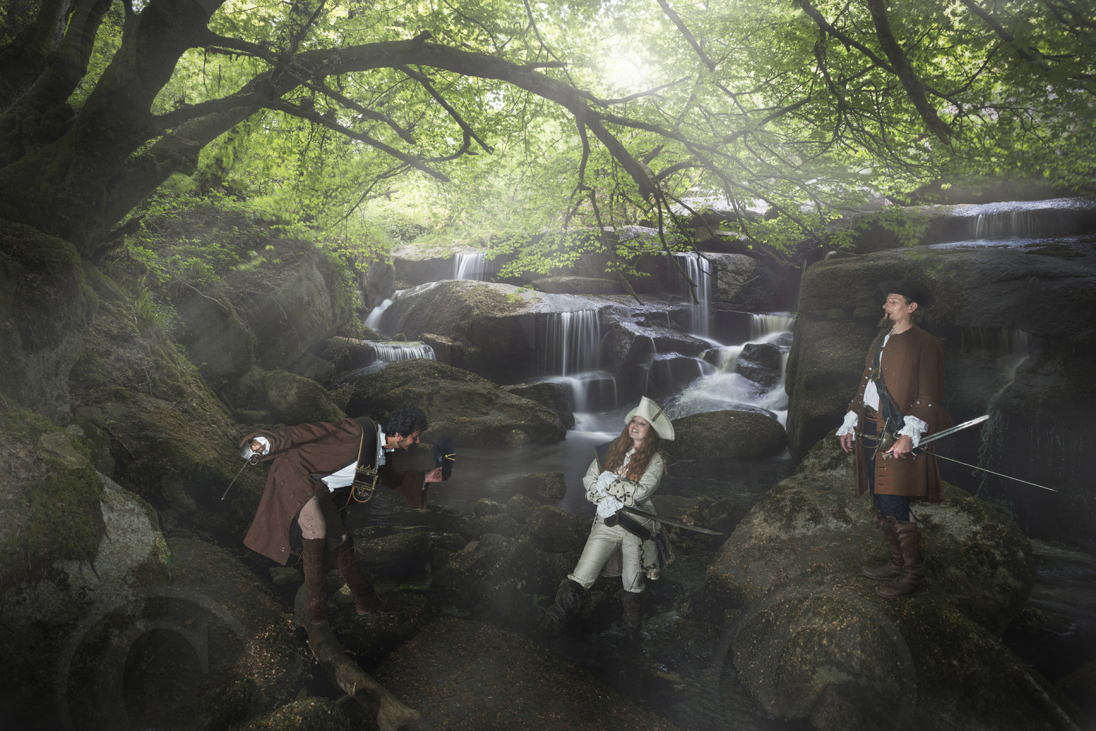 1741 - Marion du Faouët et sa bande se divertissent après avoir dépouillé un noble de passage