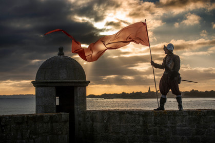 1591 - Cristobal de Rojas construit la citadelle de Blavet (Port-Louis)