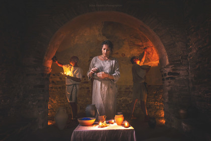 300 – Les artisans romains réalisent une fresque de Vénus au bain