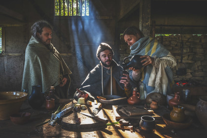 550 - Un Tiern servi par ses domestiques